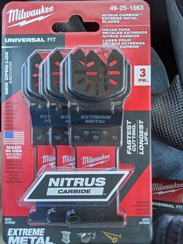 Milwaukee Nitrus Extreme Metal Multi Tool Blades 