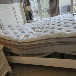 ILE Sleep number king size bed with frame