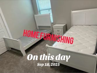 Furniture queen size bed wood