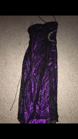 Purple prom dress