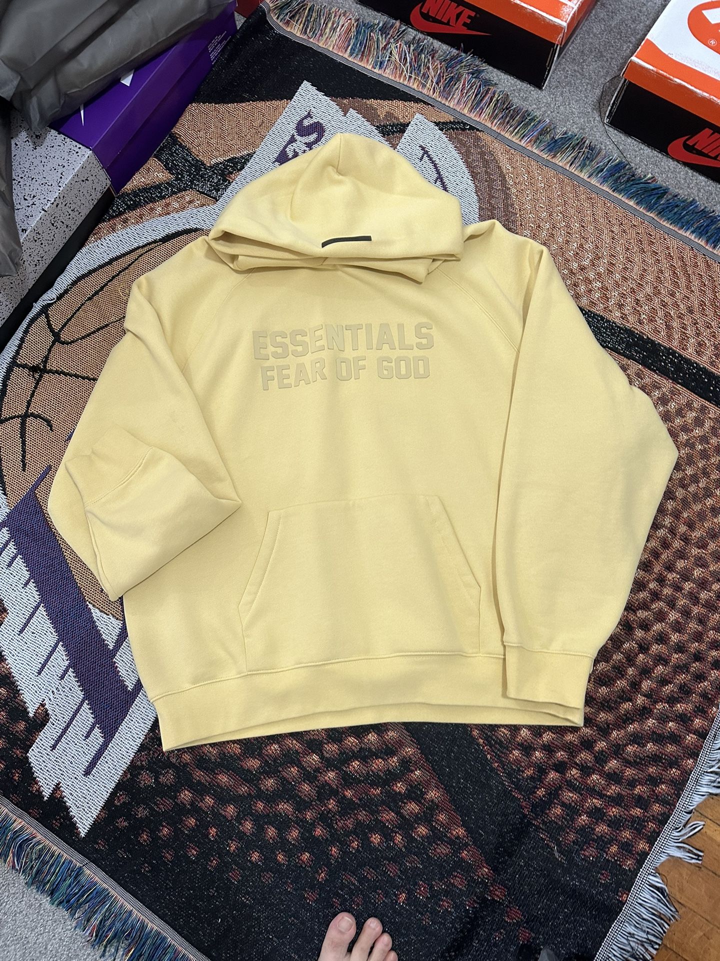 Essentials - Fear Of God / Tuscan Yellow Hoodie / Sz M