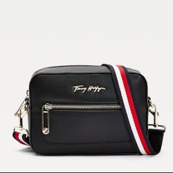 New Iconic Tommy Hilfiger Crossbody Bag Purse Handbag Shoulder Strap 