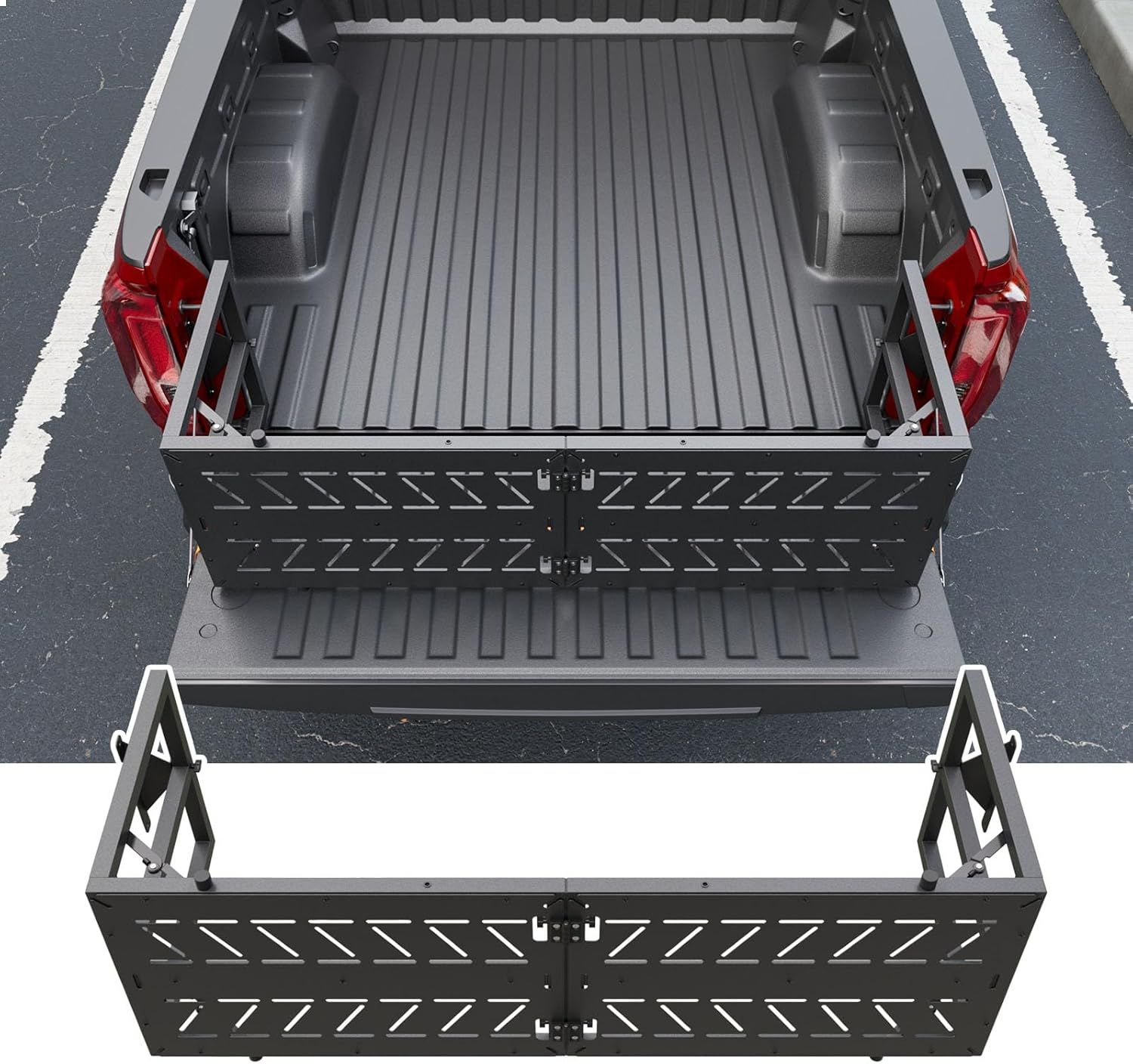 Tailgate Extender Compatible with 2019-2025 Chevy Silverado GMC Sierra Bed Extension Replacement for 2019-2025 Chevy Silverado Accessories
