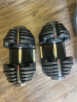 BOWFLEX 1090 SELECTtech DUMBBELL WEIGHTS 10-90 LBS  $380 FIRM !