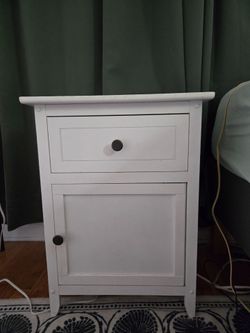 White end table