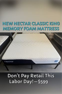 New Nectar Classic King Memory Foam Mattress