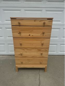 IKEA Tarva Pine 5 Drawer Dresser