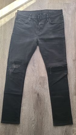 Allsaints Distressed Cigarette Jeans 33W