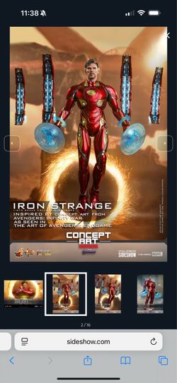 Hot Toys Iron Strange- The Art of Avengers Sixth scale