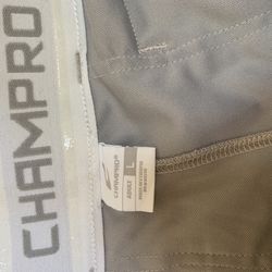 Champro Gray LG Nicker Baseball Pants Navy Piping