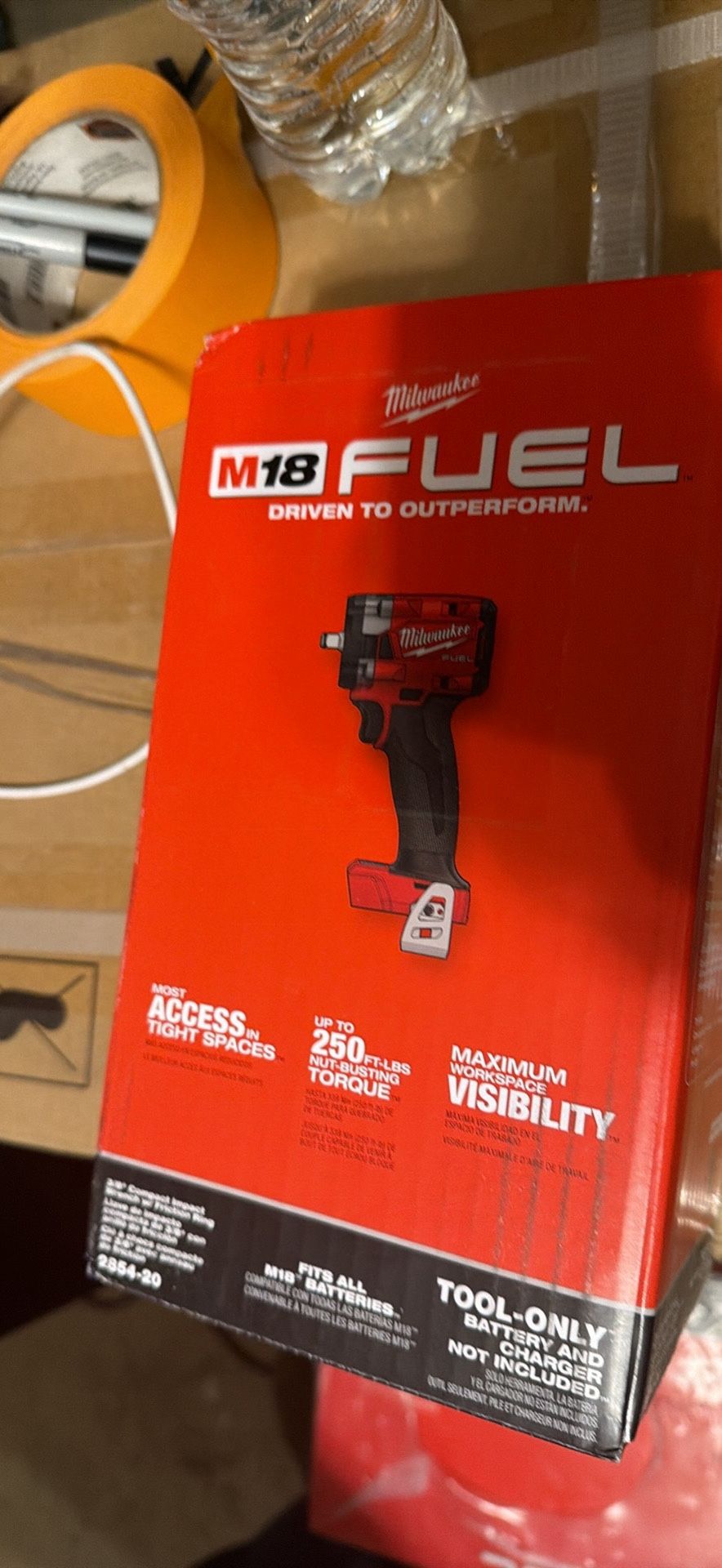 Milwaukee M18 FUEL GEN-3 18V Lithium-Ion Brushless Cordless 3/8 in. Compact Impact Wrench