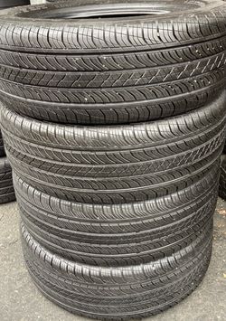 4 Llantas Usadas Continental Procontact 235/55/18 $250 las 4