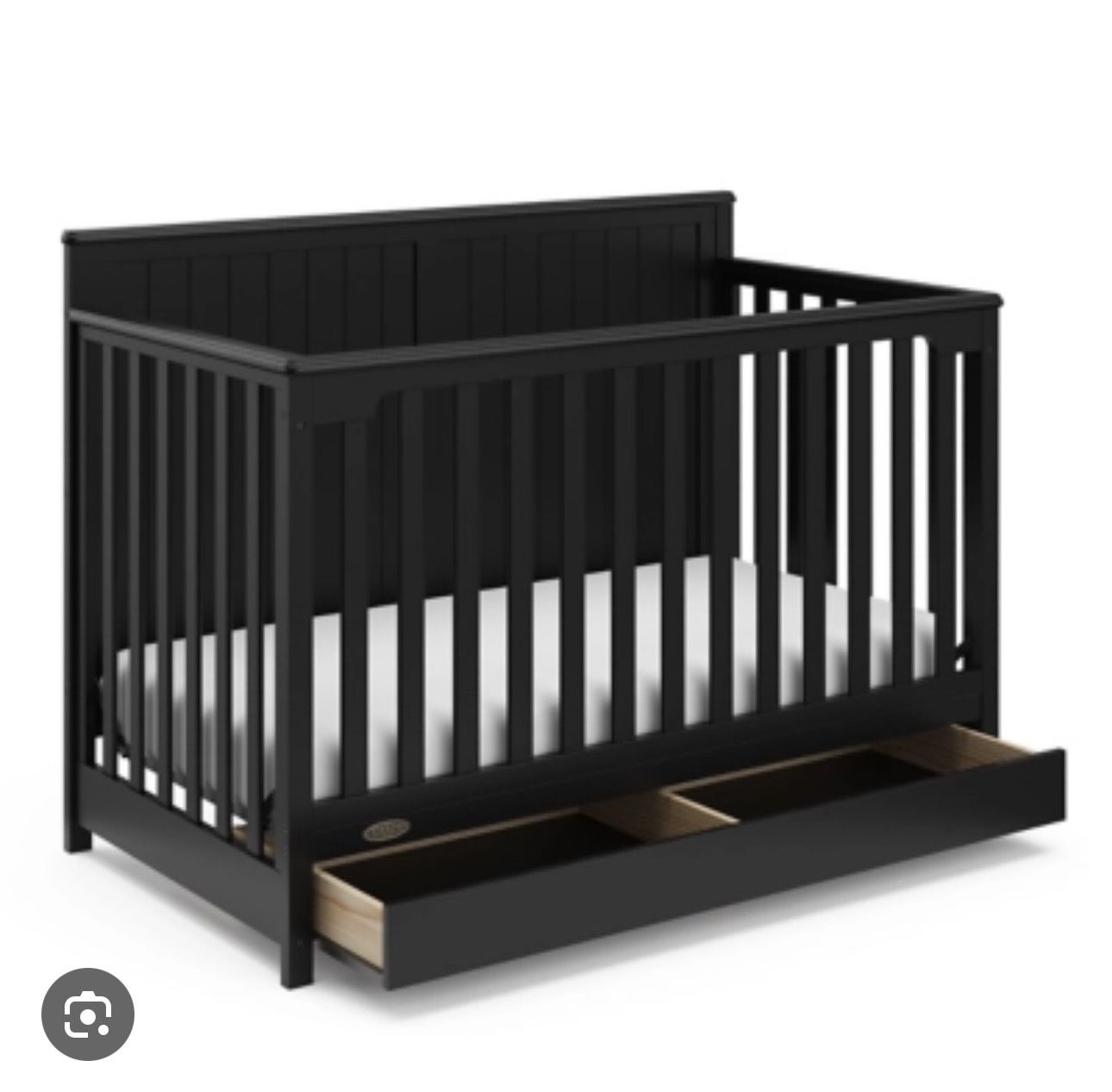 New In Box 5 In 1 Baby Crib With Drawer