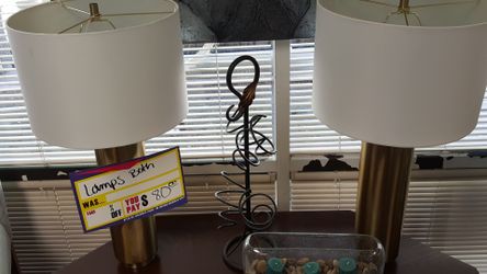 Table lamps brand new