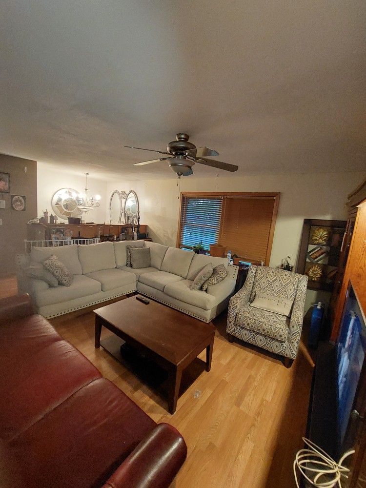 Beige 3 Piece Sectional 