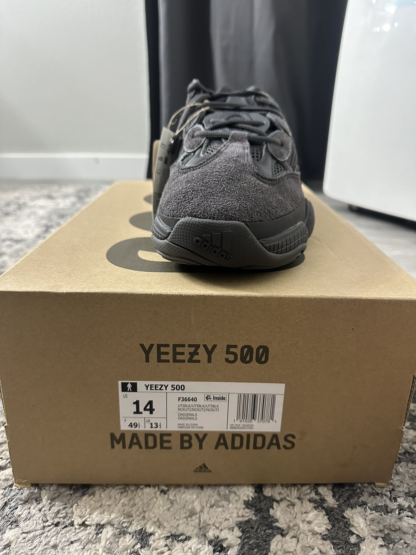 Yeezy 500 Utility Black Size 14