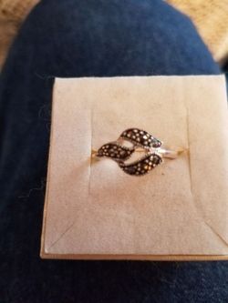 Marcasite ring