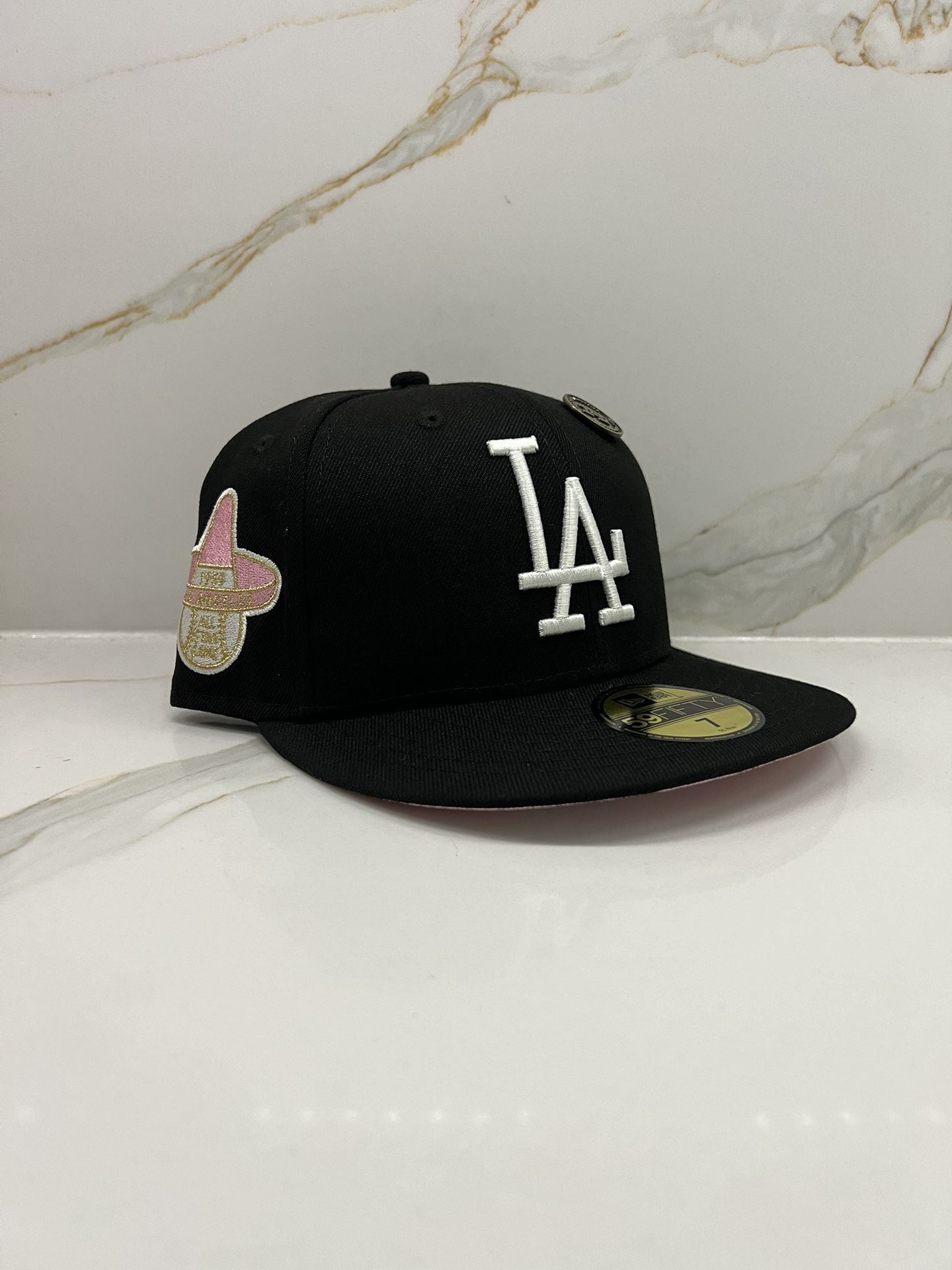 Hat Club New Era Los Angeles Dodgers 1959 ASG Cookies & Cream Pink UV Size 7