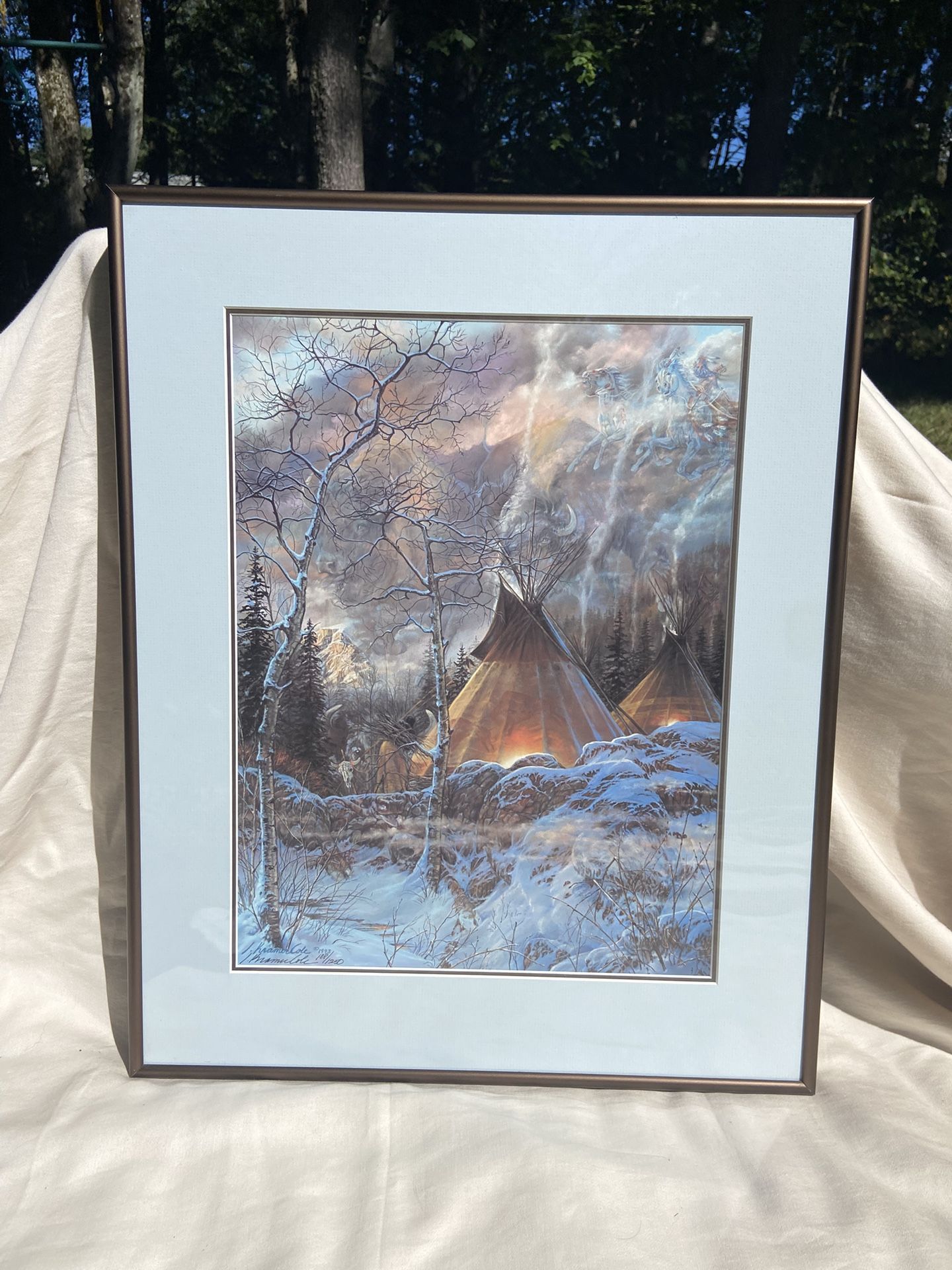 1993, Julie Kramer Cole Limited "Wakan Tanka" Print 188/1250 - Hand Signed