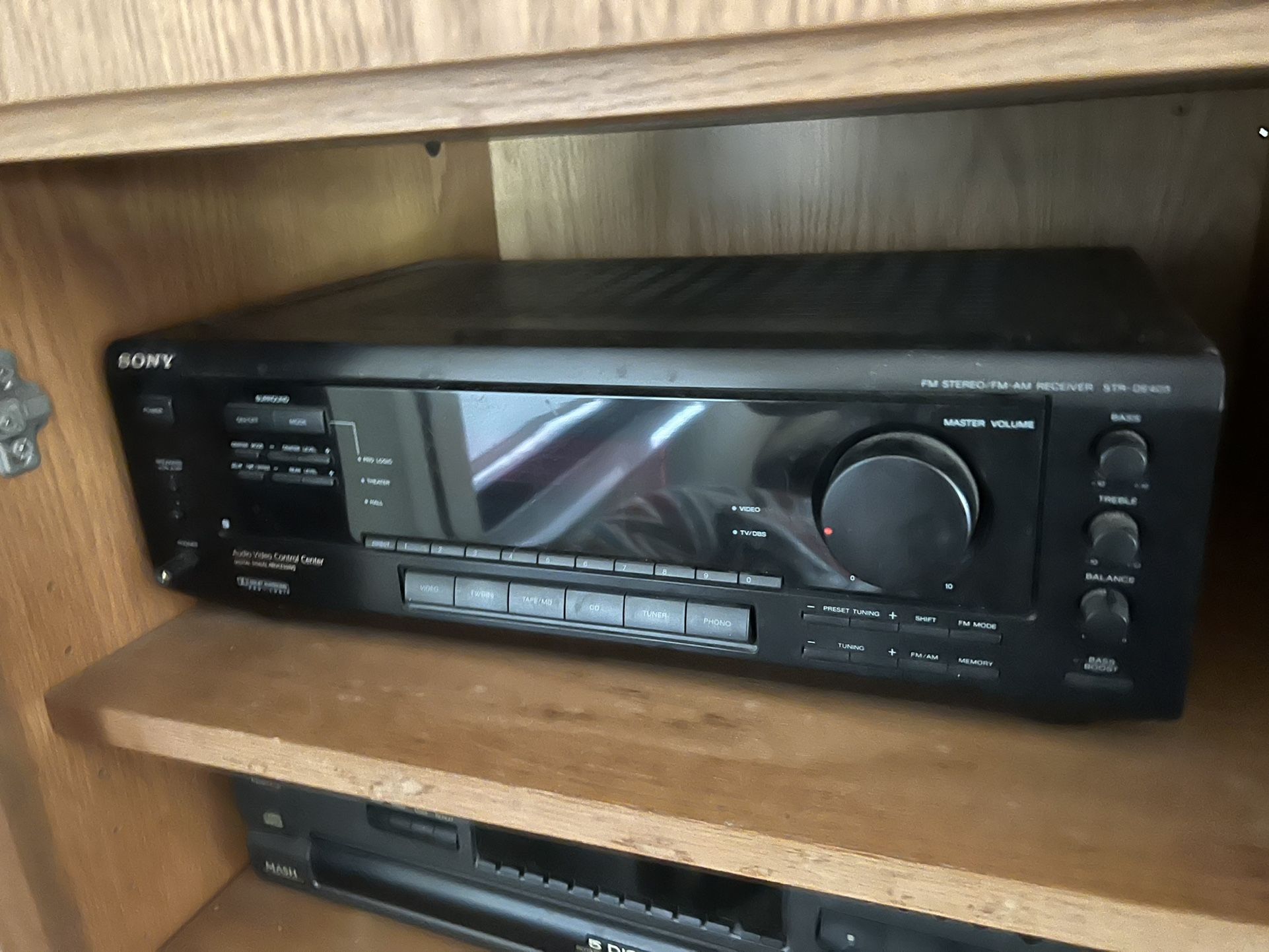 Sony Stereo System With Jbl Home Speakers