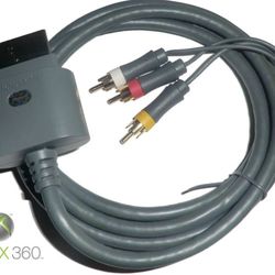 Av Cables For PS2, Xbox 360 & Wii