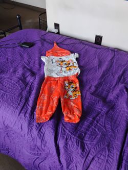 Little boy cartoon tiger outfit
