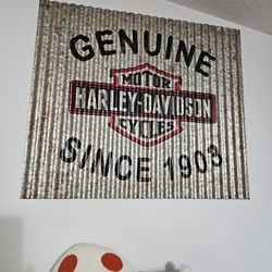 Harley Davidson Metal Sign