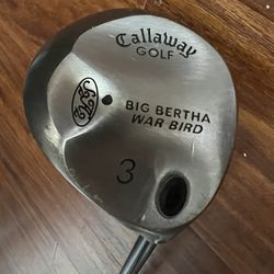 Callaway 3 Big Bertha War bird