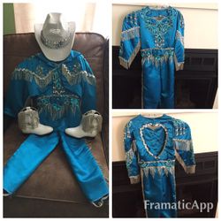 Little girls western pageant outfit