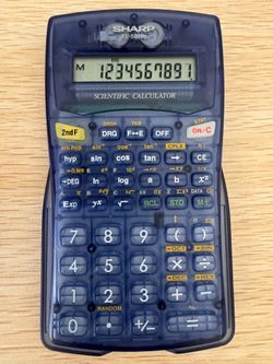 Sharp EL-501W Blue Scientific Calculator