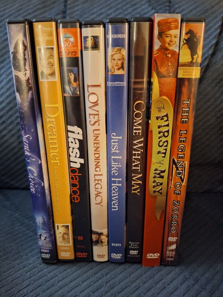 Lot Of 8 DVDs, Drama, Etc. $39.95, OBO.