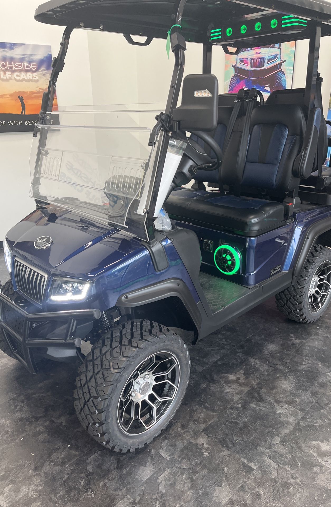 New Lithium Battery Golf Cart