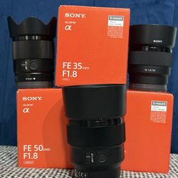 Sony E-Mount (Full Frame) Lenses Bundle Sale