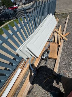 Complete Single garage door
