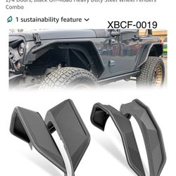 2007–2018 Jeep Wrangler Jk Jku Steel Fenders
