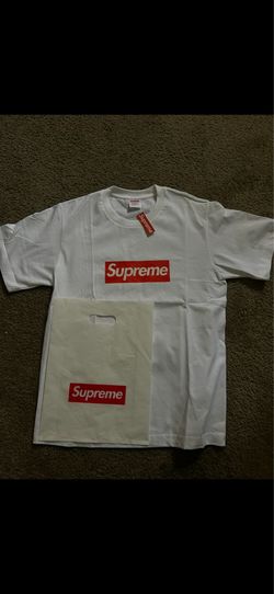 White small supreme shirt