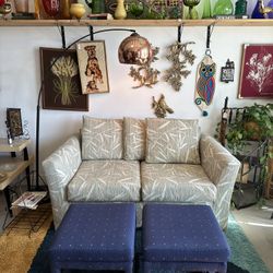 Vintage Post Mod Loveseat 