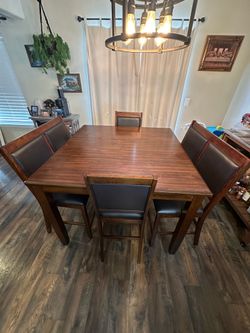 Table and chairs