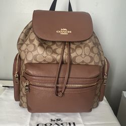 Coach Baby Backpack Diaper  Bag In Signature Canvas