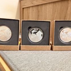 Three (3) Silver Coins