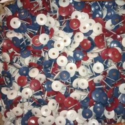 (2) BRAND NEW FULL BOXES OF 1 1/4" CAP NAILS 