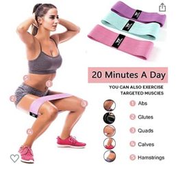 WOOSL Resistance Bands Loop Exercise Booty Bands - Non-Slip Design for Glute and Hip Exercise, 3 Resistance Levels Workout Bands for Yoga,Fitness and 