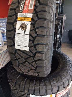 New Set of tires 35 12.50 20 NITO RIDGE GRAPPLER