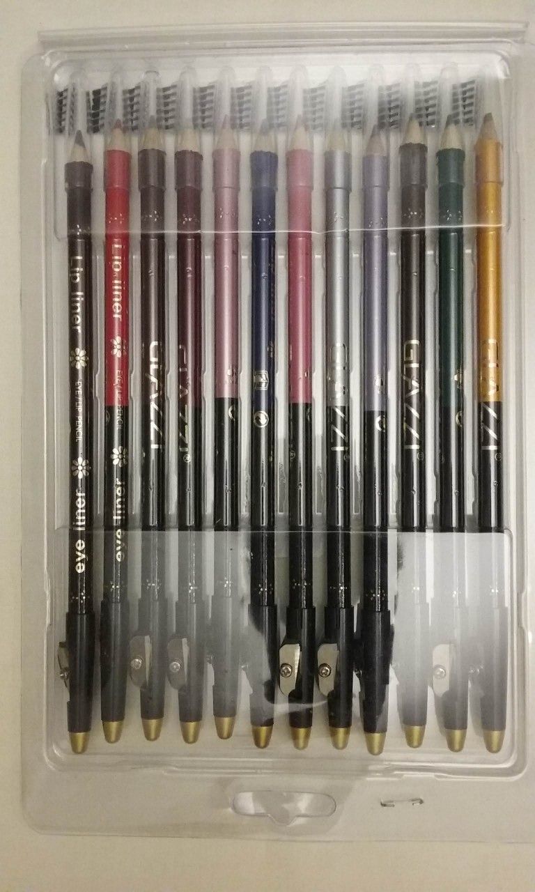 Glazzi Eye Lip Liner 12 piece Set, NEW
-Last ONE
