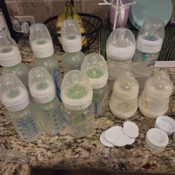 Baby bottles - various sizes