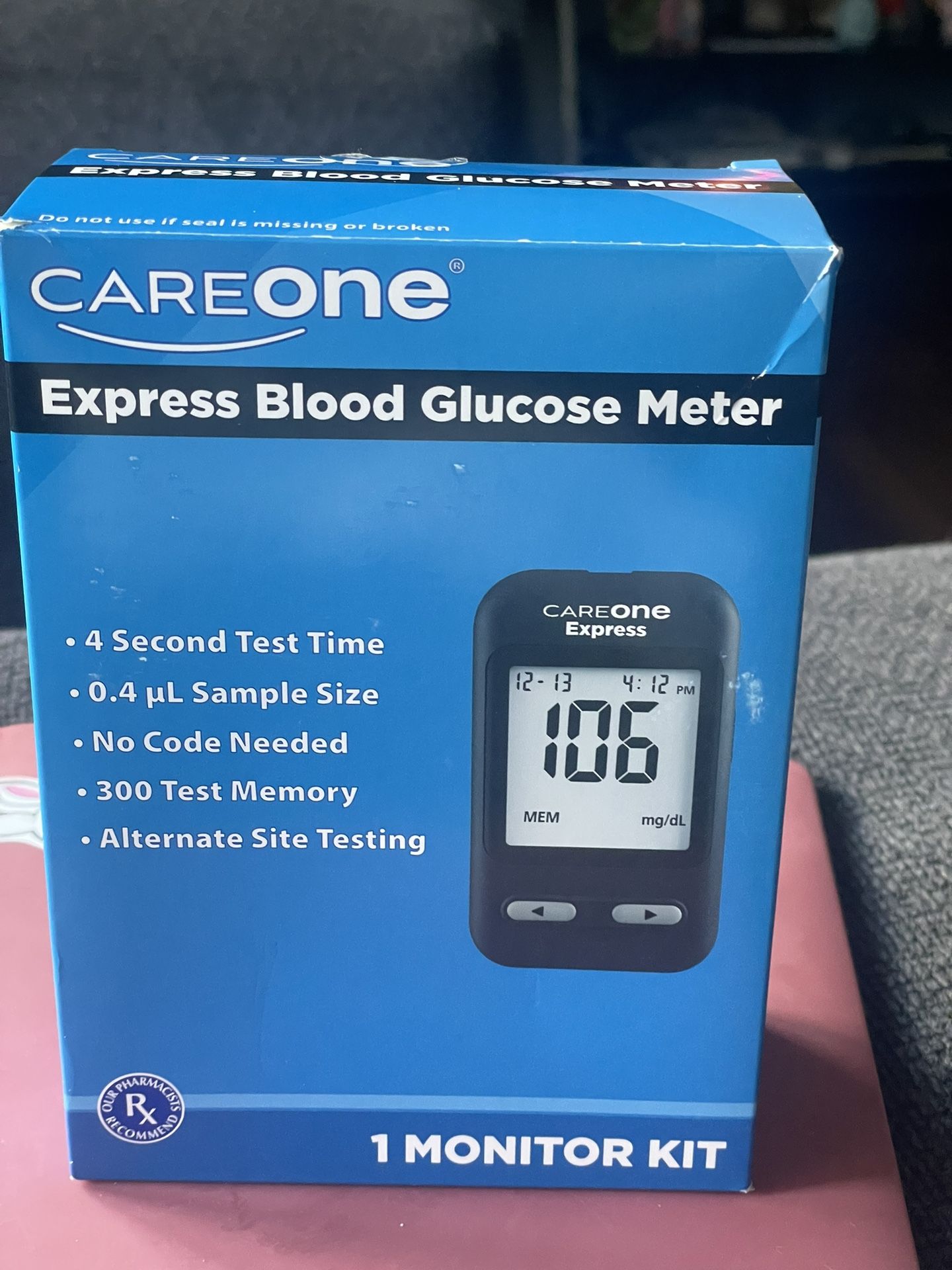 CareOne Express Blood Glucose Meter