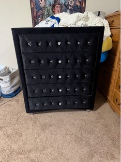 Black Velvet Dresser