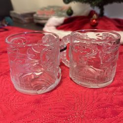 Vintage 1995 McDonalds Batman Glass Cups