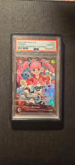 2026 One Piece EN Perona #033 Extra Grand Battle Top Prize PSA 10 Gem Mint
