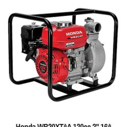 Honda WB20XT4A 120cc 2" 164 Gal/Min Centrifugal Water Pump